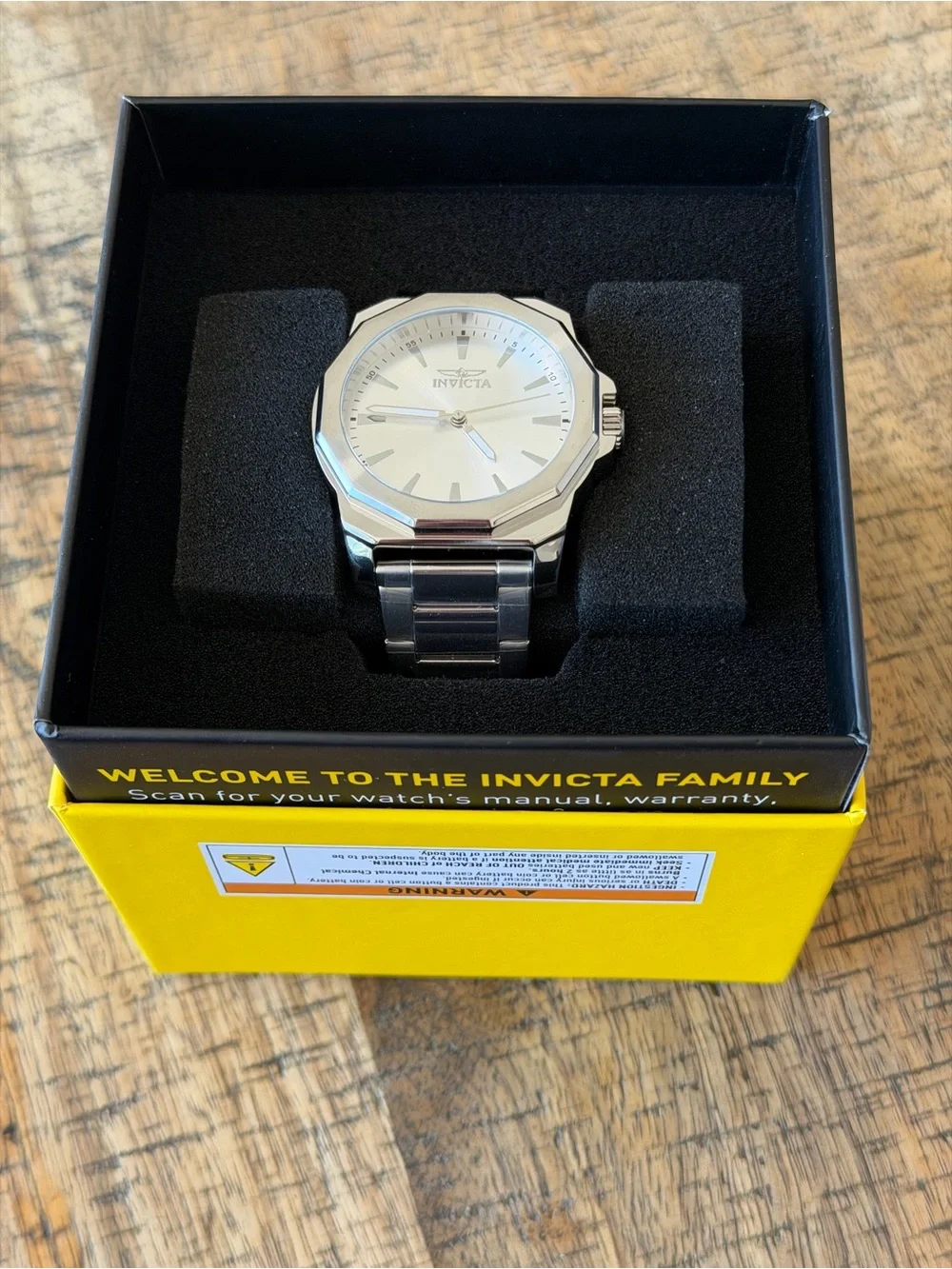 NEW Invicta Speedway Dominus Silver Stainless Steel Watch NIB